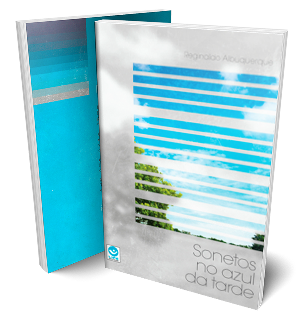 Capa de Sonetos no Azul da Tarde