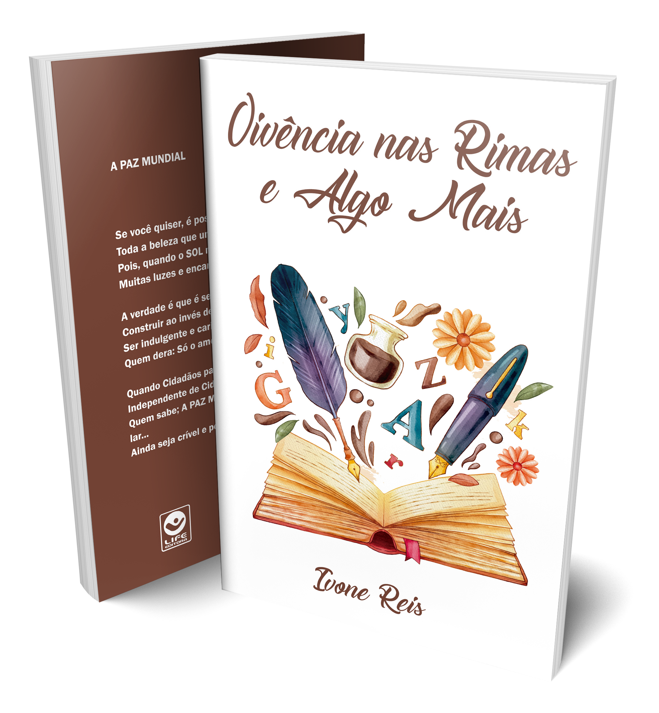 Capa de Vivência nas Rimas e Algo Mais
