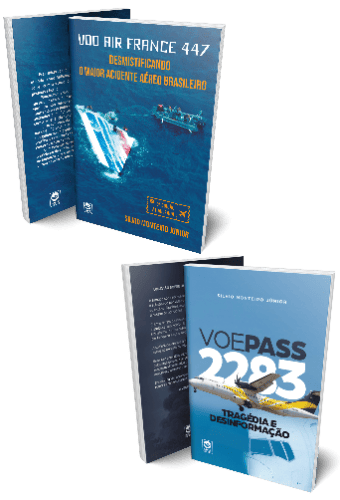 Capa de Combo Livro Voo Air France 447 + VOEPASS 2283