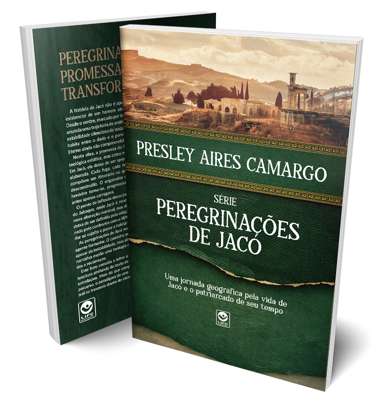 Capa de Peregrinações de Jacó: Uma jornada geográfica pela vida de Jacó e o patriarcado de seu tempo